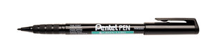 Pentel permanent marker alkoholos, 1mm fekete NMS50-AO