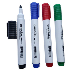 T&aacute;blamarker OFFICIAL kerek v&eacute;gű, 2-5 mm, fekete