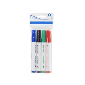 Flipchartmarker 4db-os készlet, vágott hegy, Centropen 8560