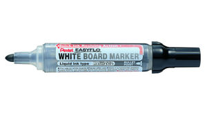 Pentel EASYFLO utántölthető kerek hegyű  93%-ban újrahasznosított táblamarker 2,5 mm - fekete