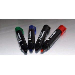 Permanent marker piros, vastag 1,5-3mm kerek végű, alkoholos