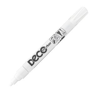 Lakkfilc ICO Deco Marker fehér, 2-4mm