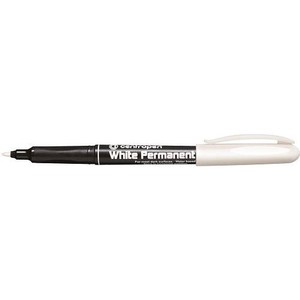 Centropen 2686 alkoholos filc, fehér színű festékkel, 1,2mm