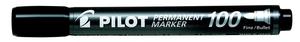 Pilot SCA 100 Permanent marker kúpos, fekete