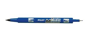Pilot Twin Marker kétvégű filc kék, BeGreen