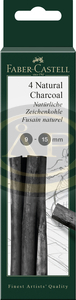 Faber-Castell Fasz&eacute;nr&uacute;d-k&eacute;szlet    4db-os nat&uacute;r PITT 9-15mm