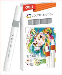 DELI Akrilmarker / színkód: 130 - Grey