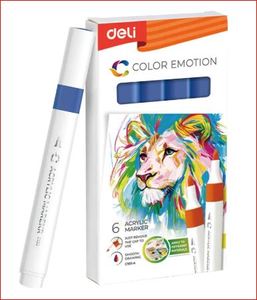 DELI Akrilmarker / színkód: 31 - Dark Blue