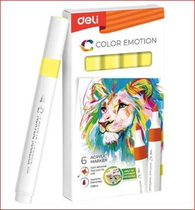 DELI Akrilmarker / színkód: 44 - Old Yellow
