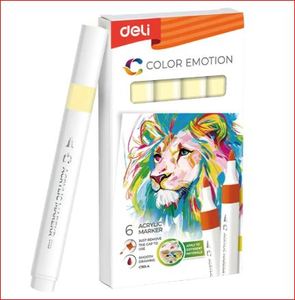 DELI Akrilmarker / színkód: 146 - Pale Yellow