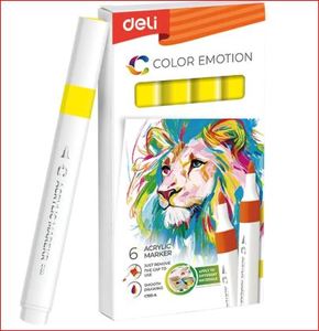 DELI Akrilmarker / színkód: 20 - Yellow