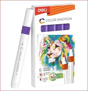 DELI Akrilmarker / színkód: 51 - Purple