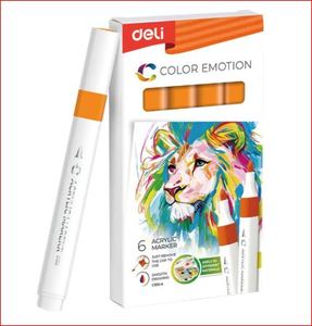 DELI Akrilmarker / színkód: 23 - Orange