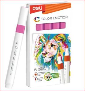 DELI Akrilmarker / színkód: 25 - Pink
