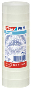 Ragasztószalag Tesa  Basic 15 mm x 33 fm, 10db/ csom