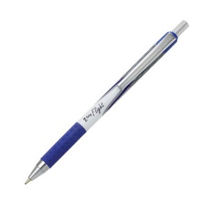 Golyóstoll Zebra Z-Grip Flight, gumifogós, kék írás, 0,27mm írásvastagság