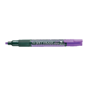 Pentel törölhető folyékony kréta vágott hegy, lila SMW26-VO