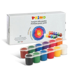 Tempera PRIMO Premium 252TB12  12x25 ml, t&eacute;gelyes