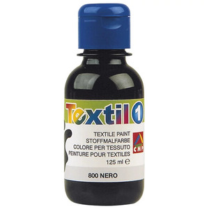 Textilfest&eacute;k PRIMO 410TX125800 125ml fekete