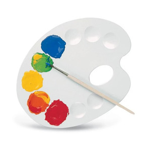 Fest&eacute;kkeverő paletta PRIMO 207TI k&ouml;zepes ov&aacute;lis, 10 f&eacute;szkű