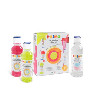 Ragaszt&oacute; PRIMO Slime Set aktiv&aacute;tor+ 2db Neon v&iacute;zb&aacute;zis&uacute;, foly&eacute;kony, 3x240ml
