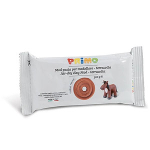 Gyurma levegőn kem&eacute;nyedő 500g PRIMO 286MOD500T terrakotta