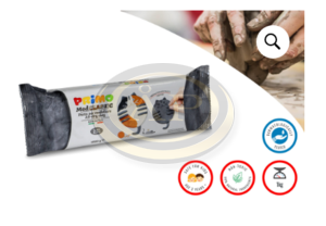 Gyurma levegőn kem&eacute;nyedő 1000g PRIMO 2866MOD1000800 fekete