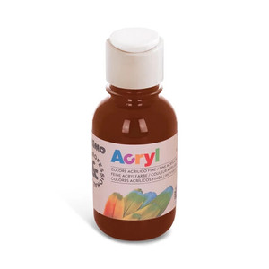 Akrilfest&eacute;k PRIMO HOBBY & PROFESSIONAL 402TA125745 125ml natural barna