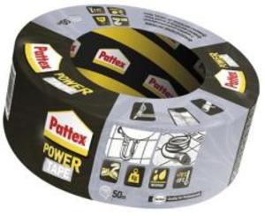 Ragasztószalag, 50 mm x 50 m, HENKEL Pattex Power Tape, ezüst