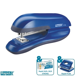 Tűzőgép Rapid F16 vízkék max. 30 laphoz 23810502
