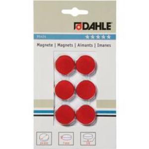 Mágnes kör 24mm PIROS DAHLE <6db/csom>