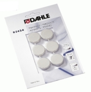 Mágnes kör 24mm FEHÉR DAHLE <6db/csom>