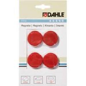 Mágnes kör 32mm PIROS DAHLE <4db/csom>