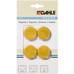 Mágnes kör 32mm SÁRGA DAHLE <4db/csom>