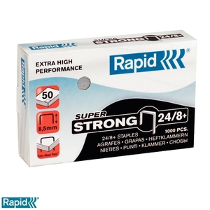 Tűzőkapocs Rapid 24/8+ Superstrong horganyzott 1000db/doboz 24858500