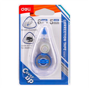 Deli Hibajavító roller 5mm x 6 fm, eldobható