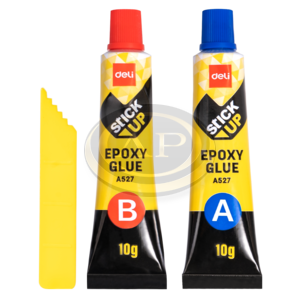 deli  Epoxi (k&eacute;tkomponensű) ragaszt&oacute;, 2x10g, &aacute;ttetsző