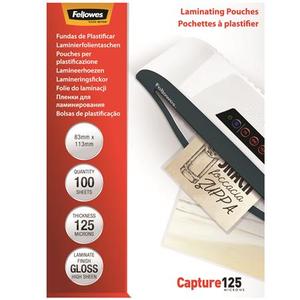 Fellowes Lamináló fólia A/7+ 125mic. 83x113 mm