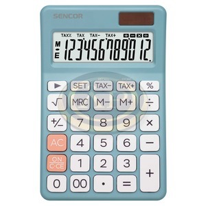 Sz&aacute;mol&oacute;g&eacute;p Sencor SEC 381 TAX BLUE, asztali 12 digit, k&eacute;k