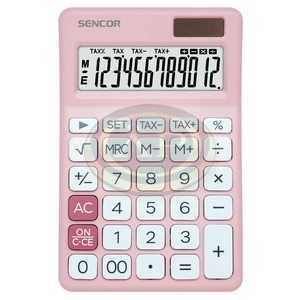 Sz&aacute;mol&oacute;g&eacute;p Sencor SEC 381 TAX PINK, asztali 12 digit
