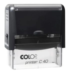 Bélyegző + szöveglemez, Colop C40
