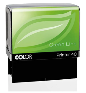 Bélyegző + szöveglemez, Colop IQ40 Green