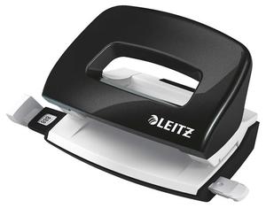 Leitz WOW mini lyukasztó, 10 lap, fekete