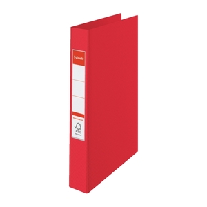 Gyűrűskönyv Esselte Standard A4 3,5cm 4-gyűrűs VIVIDA piros 14459