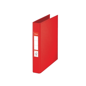 Gyűrűskönyv Esselte Standard A5 3,5cm 2-gyűrűs VIVIDA piros 47683
