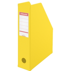 Iratpapucs Esselte 8cm hajtható PVC VIVIDA sárga 56001