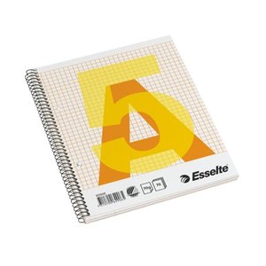 Spirálfüzet Esselte A5 kockás perforált és lyukasztott 62906