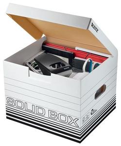 Archiválódoboz, M méret, LEITZ Solid, fehér, felfelé nyíló tető  61180001