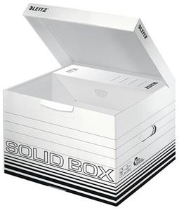 Archiválódoboz, M méret, LEITZ Solid, fehér, felfelé nyíló tető  61180001