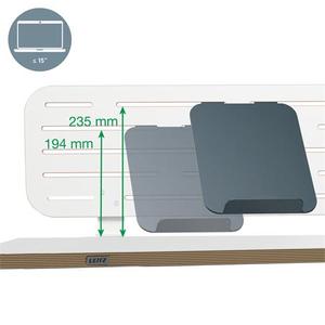 Asztali rendszerező, laptop tartóval, 80x25 cm, LEITZ Ergo
